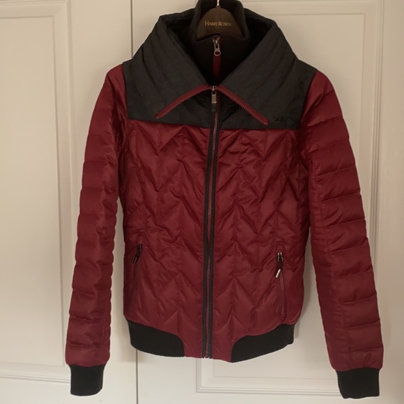 Lole- burgundy bomber jacket - size small - Picture 11 of 15